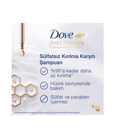 Dove Sulfate-Free Hair Care Shampoo Breakage Remedy 350 ml - Buy Online on GoSupps.com