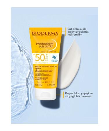 Bioderma Photoderm Lait Ultra Spf50 Milk Form Face Body Sun Cream 100 ml - Buy Online on GoSupps.com