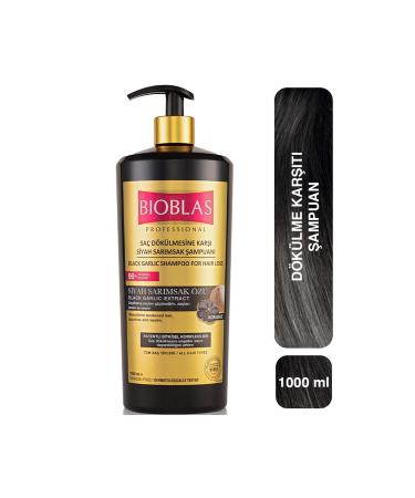 Bioblas Anti Hair Loss Black Garlic Shampoo 1000 Ml - Buy Online on GoSupps.com