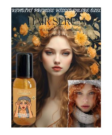 Bioflex Argan Hair Serum Special Argan Care Oil for Slow Growing and Damaged Hair 100 Ml