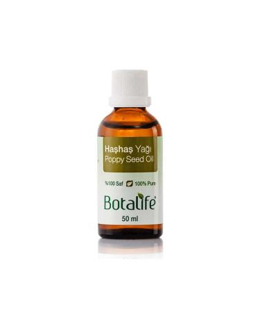 Botalife Pure Poppy Seed Oil 50ml Cold Pressed Natural Additive-Free Pressing