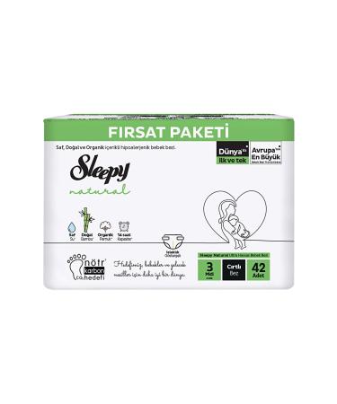 Sleepy Natural Opportunity Package Size 3 Midi Diaper 42 pcs