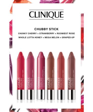 Clinique Chubby Stick Moisturizing Tinted Shine Lip Care Makeup Set