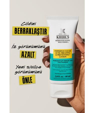 Kiehl's EXPERTLY CLEAR BLEMISH-TREATING & PREVENTING LOTION - ANTI ACNE LOTION 60 ML KEYON834 - Buy Online on GoSupps.com