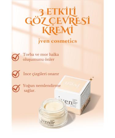 jven cosmetics Anti-Eye Bags Anti-Blemishes and Anti-Fine Lines Natural Moisturizing Eye Cream - Buy Online on GoSupps.com