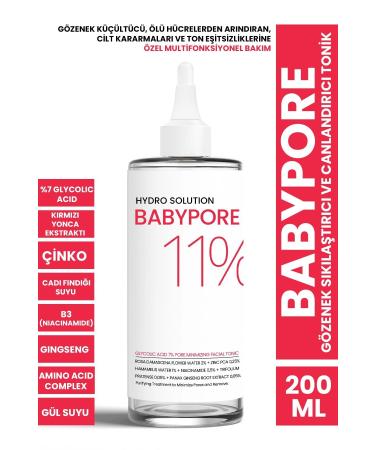 PROCSIN Hydro Solution Babypore Pore Tightener and Revitalizer 7% Glycolic Acid Ginseng Tonic