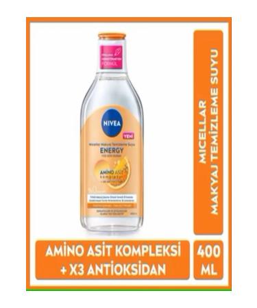 NIVEA NiveaMicellar Make-Up Remover Water AMINO ACID COMPLEX 400ml - FACE EYE LIP CLEANING