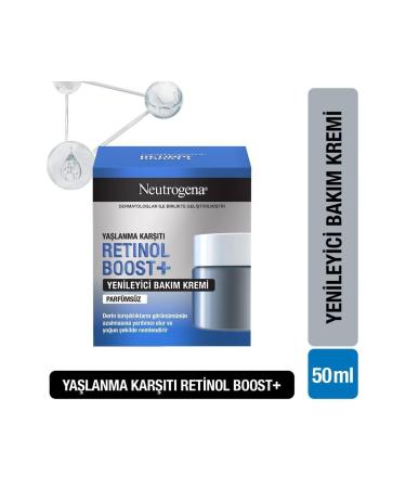 Neutrogena RETINOL BOOST+ ANTI-WRINKLE AND SKIN RENEWAL CARE CREAM 50 ML DKHAIR278