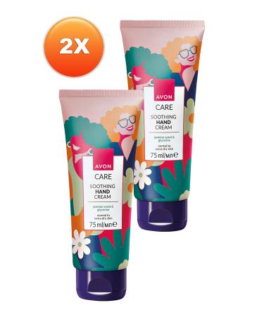 Avon Care Shimmering Jasmine Scented Hand Cream with Glycerin 75 Ml. Set of Two - Buy Online on GoSupps.com