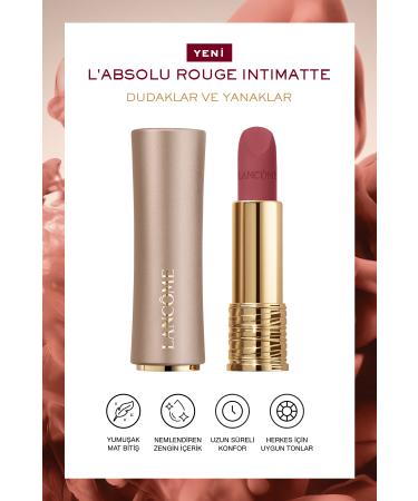 Lancome L'Absolu Rouge Intimatte Ultra Mat Ruj 370 - Flush Of Love 3614274132090