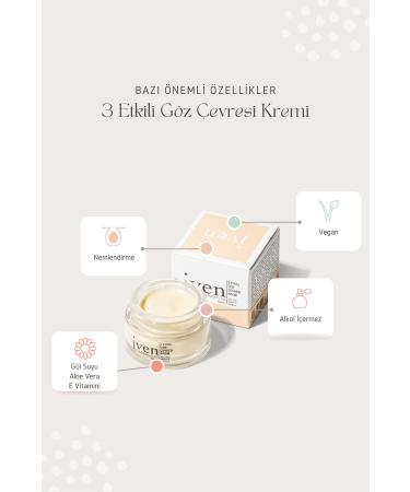 jven cosmetics Anti-Eye Bags Anti-Blemishes and Anti-Fine Lines Natural Moisturizing Eye Cream - Buy Online on GoSupps.com