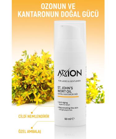 AXION Ozonated St. John's Wort Oil Face and Body Care Anti-Aging 50 Ml - Buy Online on GoSupps.com