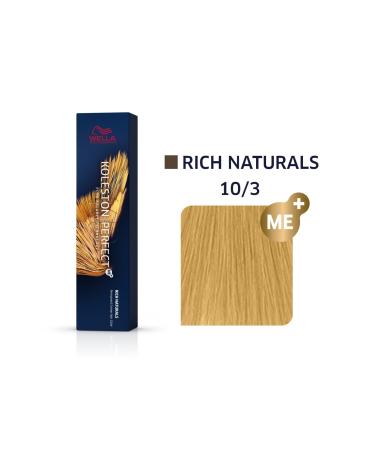 wella Professionals KOLESTON PERFECT ME+ 10/3 PERFECT HAIR RICH NATURALS PERMANENT HAIR DYE 60 ML GKHAIR284