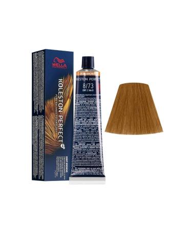 wella Professionals KOLESTON PERFECT ME+ 8/73 PERFECT HAIR DEEP BROWNS PERMANENT HAIR DYE 60 ML GKHAIR266