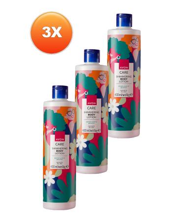 Avon Care Shimmering Jasmine Scented Body Lotion with Glycerin 400 Ml. Set of Three - Buy Online on GoSupps.com