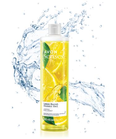 Avon Senses Lemon Burst Lemon and Basil Scented Shower Gel 500 Ml. Set of Two - Buy Online on GoSupps.com
