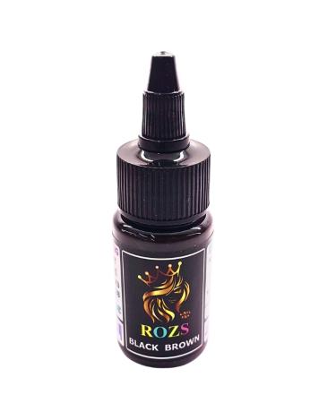 ROZS PERMANENT MAKEUP Black Brown Permanent Make-up Dye 30 ml