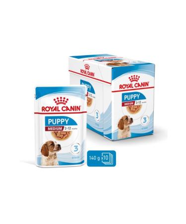 Royal Canin Medium Puppy Wet Food 10x140 gr