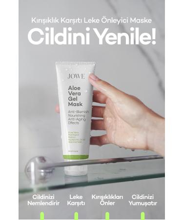 JOWE Aloe Vera Extract Rejuvenating and Brightening Gel Mask - 40 ml - Buy Online on GoSupps.com