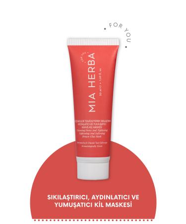 Mia Herba Brightening and Softening Coffee-Clay Mask which cleanses and tightens pores 50ml