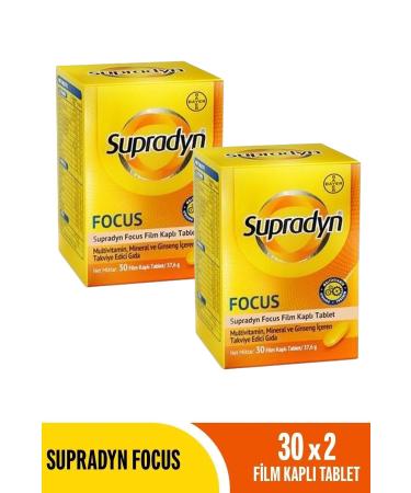 Supradyn Focus 30 Tablets 2 Pieces