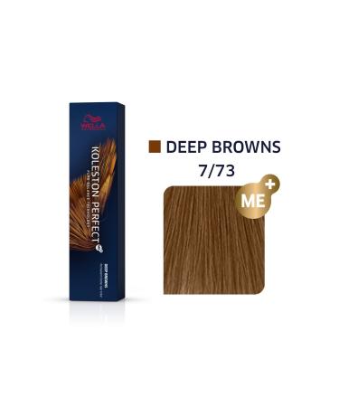 wella Professionals KOLESTON PERFECT ME+ 7/73 PERFECT HAIR DEEP BROWNS PERMANENT HAIR DYE 60 ML GKHAIR273
