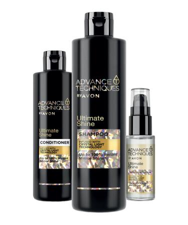 Avon Advance Techniques Shine Hair Care Package
