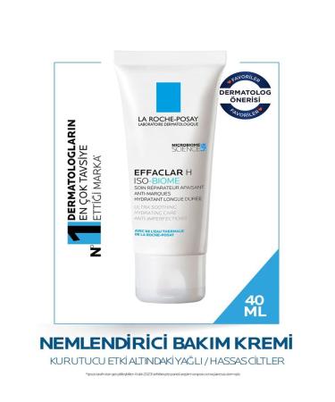 La Roche Posay Effaclar H Iso Biome Drying Care For Acne Prone Skin - 40ml