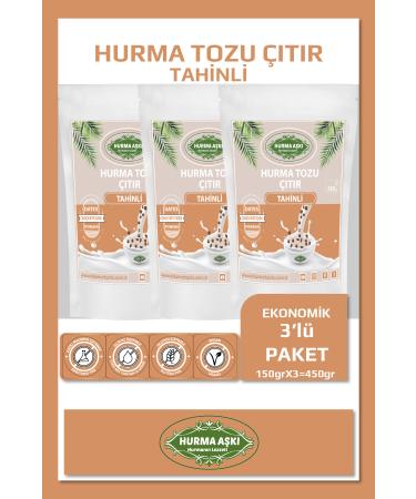 Date Love Date Powder Crispy Tahini 150GrX3 450Gr