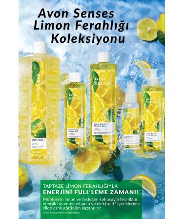 Avon Senses Lemon Burst Lemon and Basil Scented Shower Gel 250 Ml. Set of Three - Buy Online on GoSupps.com