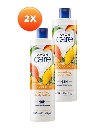 Avon Care Tropical Fruits Pineapple Mango and Papaya Body Lotion 400 Ml. Set of Two - Buy Online on GoSupps.com