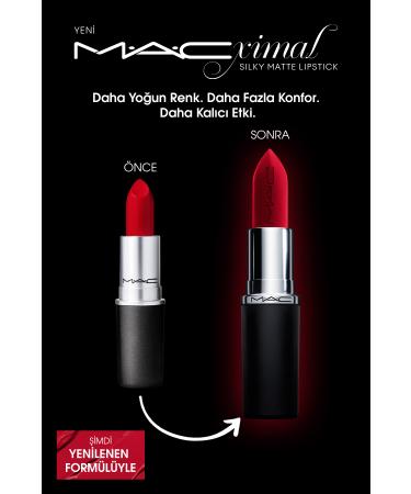 Mac M A CXIMAL Silky Matte Lipstick-Twig Twist-Intense Color Moisturizing Lipstick 3.5 g - Buy Online on GoSupps.com