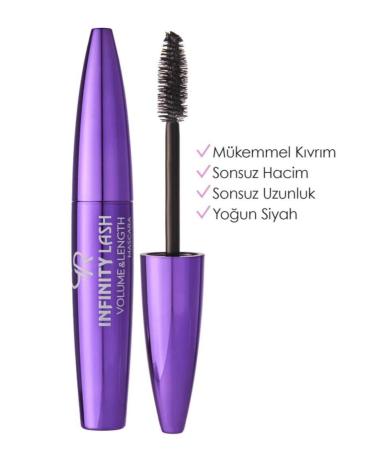 Golden Rose infinity Lash Volume&Length Mascara - Black - Curling Mascara-MFREYON00399