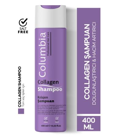 Columbia Salt-Free Collagen & Biotin Extra Volume & Plumping Shampoo 400 ml