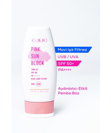 OJIJO LONDON Spf 50 Pink Sun Block Tone Equalizer Pink Sunscreen Cream and Pa 50ml Dual Deal Pack - Buy Online on GoSupps.com