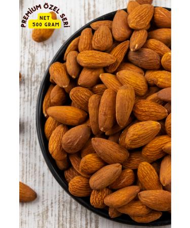 KAJUNUTS Premium Gourmet Series Double Large Dat a Almond Roasted Local Healthy Snack Almond (Net 500 gr)
