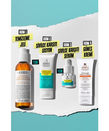 Kiehl's Acne Reducing and Preventing Care Cream with 1.2% Salicylic Acid and 2% Niacinamide.60ml - Buy Online on GoSupps.com