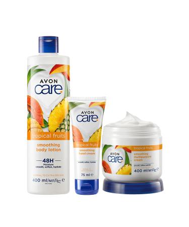 Avon Care Tropical Fruits Pineapple Mango and Papaya Extract Cream Set