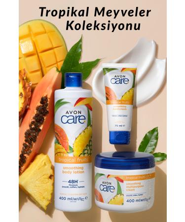 Avon Care Tropical Fruits Pineapple Mango and Papaya Hand Cream 75 Ml. Duo Set - Buy Online on GoSupps.com