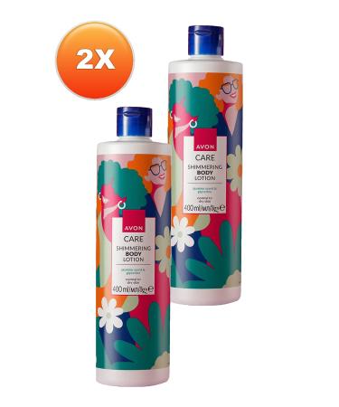 Avon Care Shimmering Jasmine Scented Body Lotion with Glycerin 400 Ml. Set of Two - Buy Online on GoSupps.com