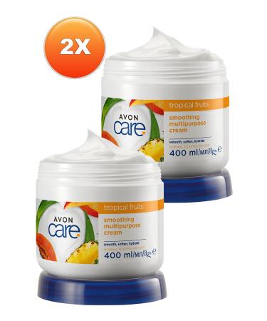 Avon Care Tropical Fruits Pineapple Mango and Papaya Extract Hand and Body Cream 400 Ml. Set of Two - Buy Online on GoSupps.com