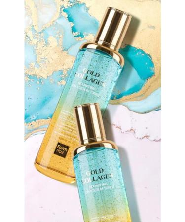 Farmstay FARM STAY GOLD COLLAGEN NOURISHING 2 IN 1 SERUM TONER