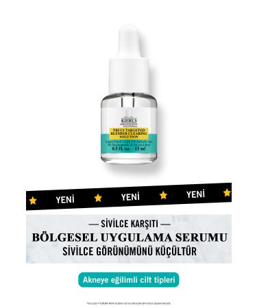 Kiehl's Anti-Acne Redness and Acne Scar Reducing Serum 15 ml - Buy Online on GoSupps.com