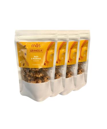 Mas Snacks Mini Honey Almond Granola 75gr x 4