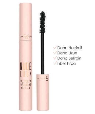 Golden Rose Nude Look Full Volume Definitive Mascara - Black - Volumizing Mascara-MFREYON00390