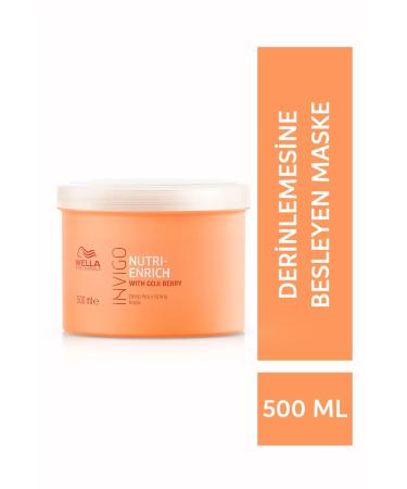 Wella Invigo Nutri Enrich- Repairing Mask for Damaged Hair with Goji Berry Effect 500ml CYT9746464