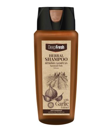 Deep Fresh Herbal Shampoo Garlic Extract Dandruff Hair 500 Ml