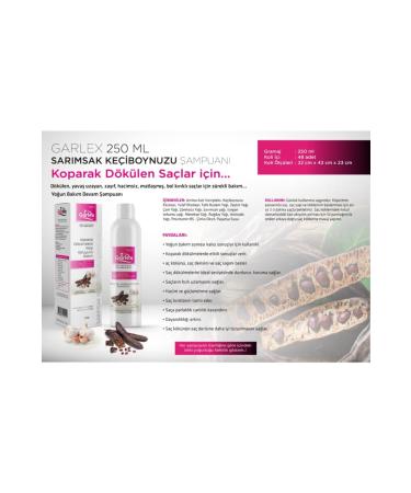 Garlex Garlic &amp Carob Shampoo 250 Ml - Buy Online on GoSupps.com