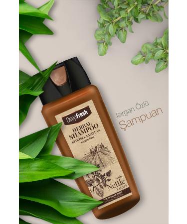 Deep Fresh Herbal Shampoo Nettle Extract Oily Hair 3 X 500 Ml - Buy Online on GoSupps.com