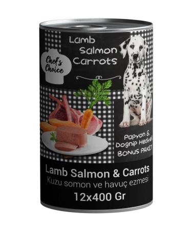 Chefs Choice Chef's Choice Lamb and Salmon Dog Canned Food 12x400 Gr